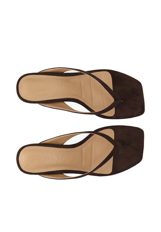 BIASPICE Toe Post Faux Suede