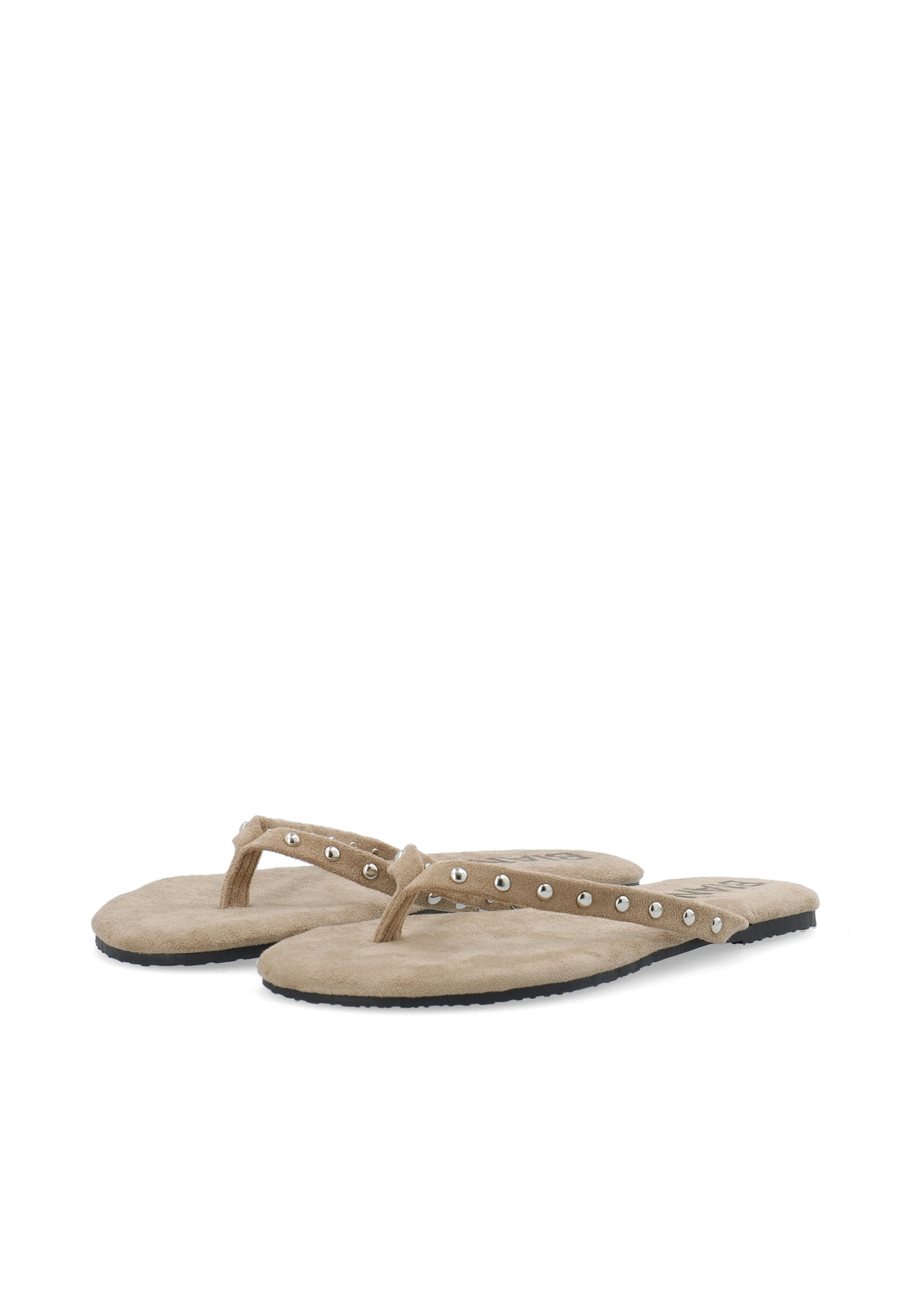BIAMEXICO Studs Flip Flop Faux Suede