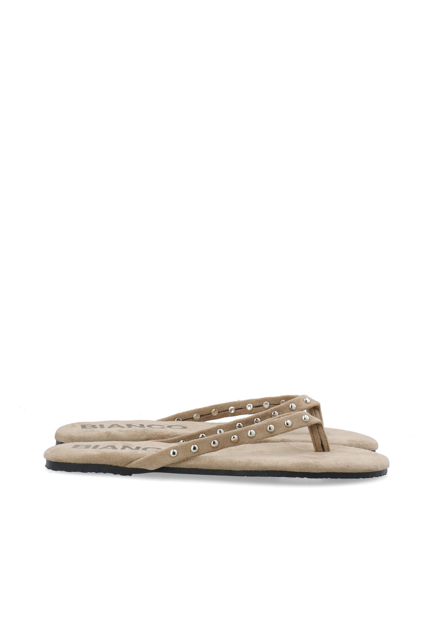 BIAMEXICO Studs Flip Flop Faux Suede