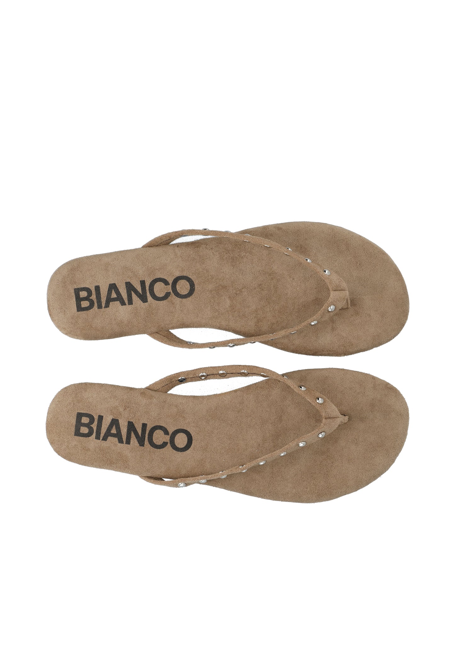BIAMEXICO Studs Flip Flop Faux Suede
