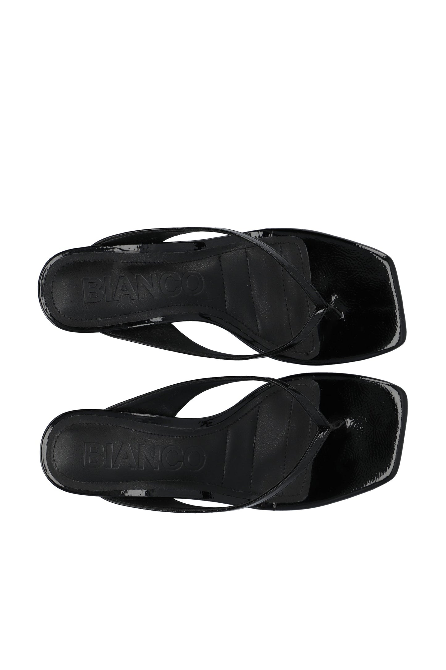 BIASPICE Toe Post Faux Leather