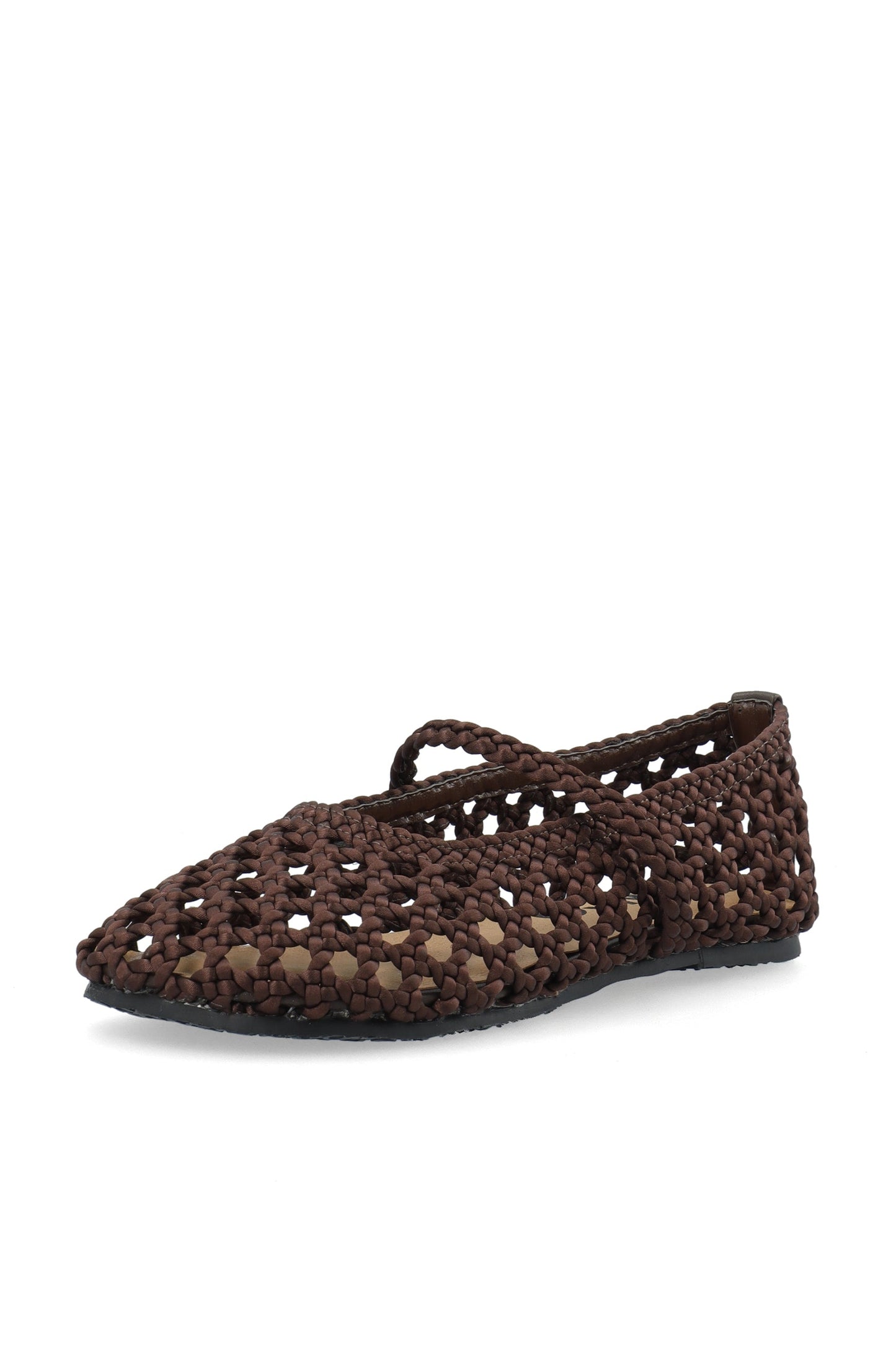 BIASTELLA Mary Jane Crochet Satin