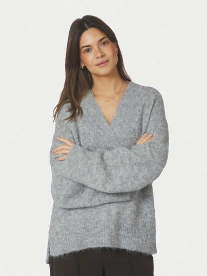 Melli Fluffy Knit Blouse