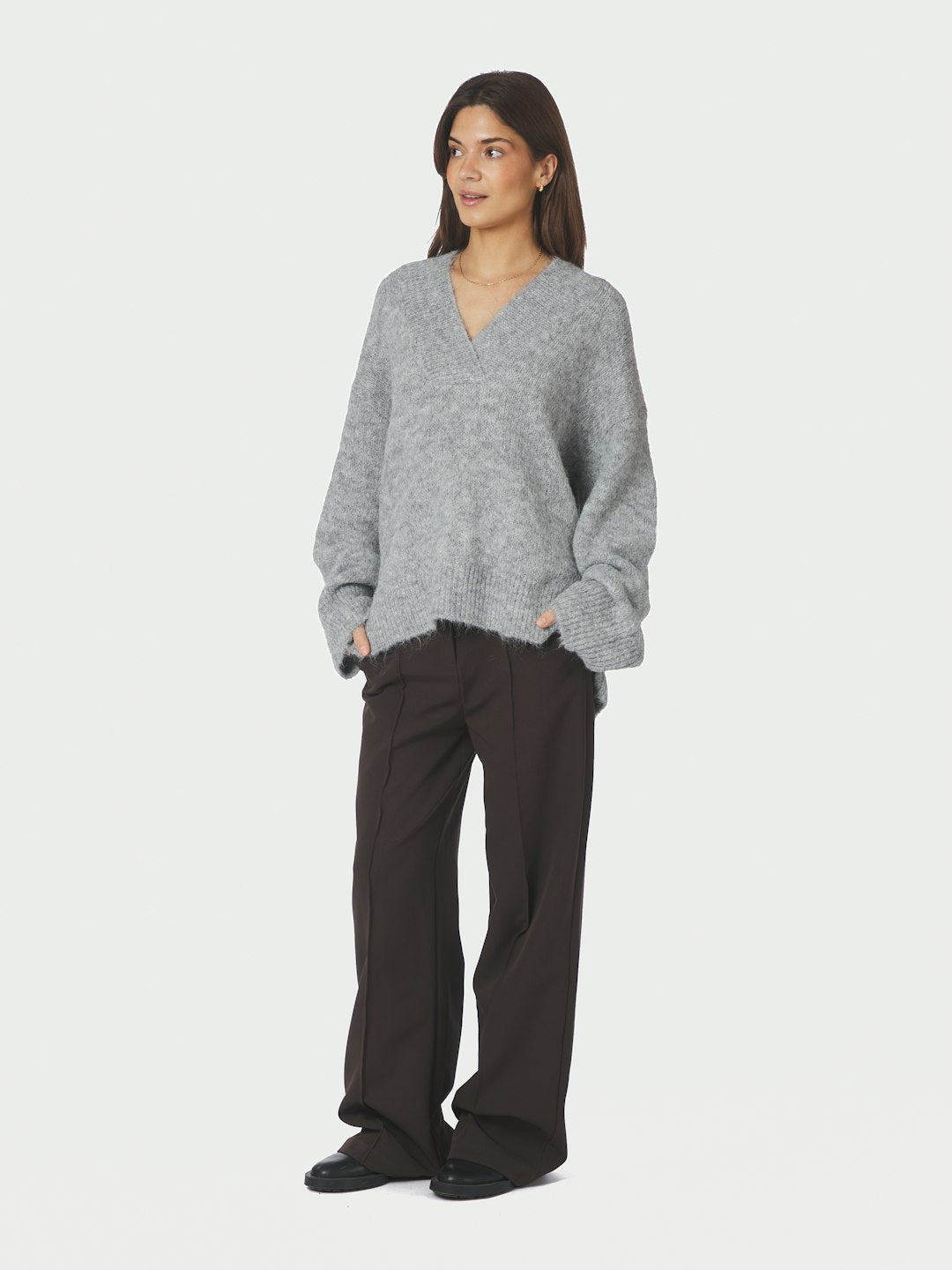 Melli Fluffy Knit Blouse