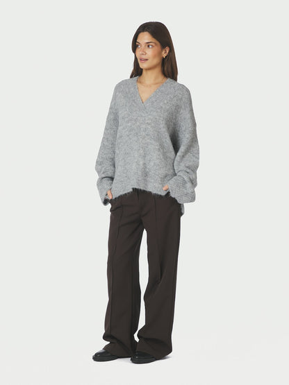 Melli Fluffy Knit Blouse