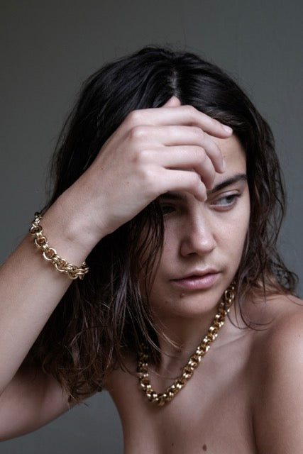 Maliën bracelet gold plated