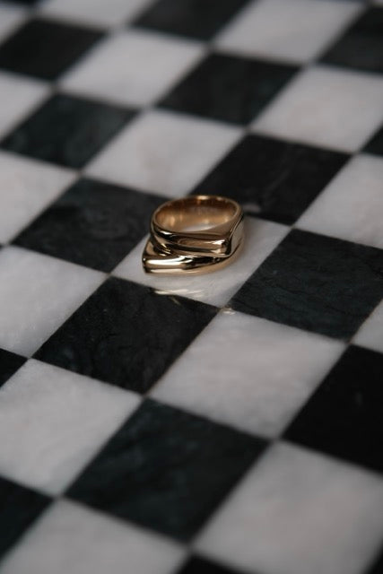 Alike ring gold plated
