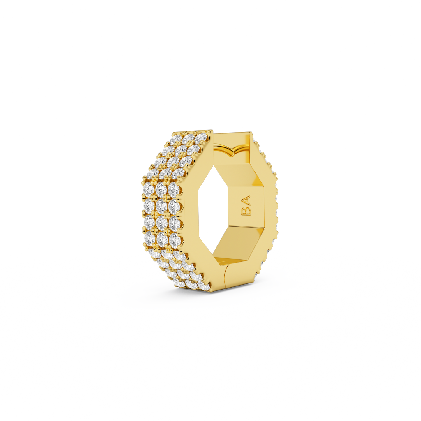 EDGE SMALL DIAMOND EARRING