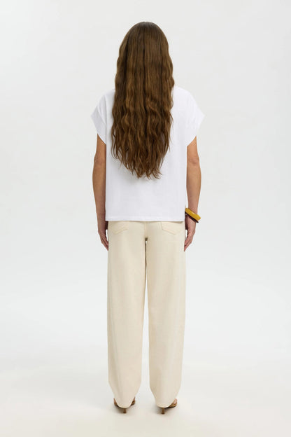SLFMILA GATHERED SS TEE