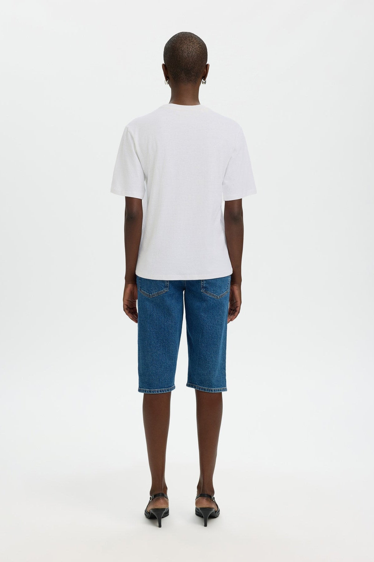 SLFADA SS LINEN BLEND TEE NOOS