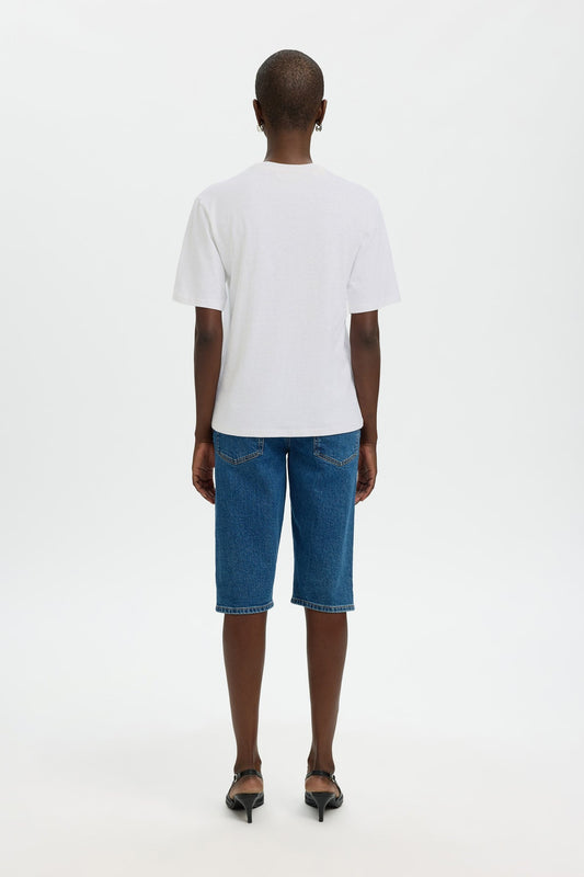 SLFADA SS LINEN BLEND TEE NOOS