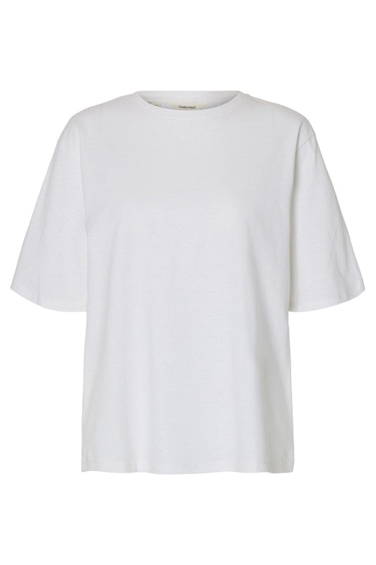 SLFADA SS LINEN BLEND TEE NOOS