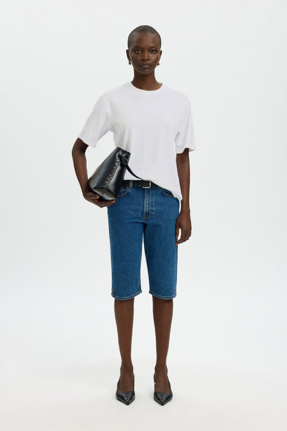 SLFADA SS LINEN BLEND TEE NOOS