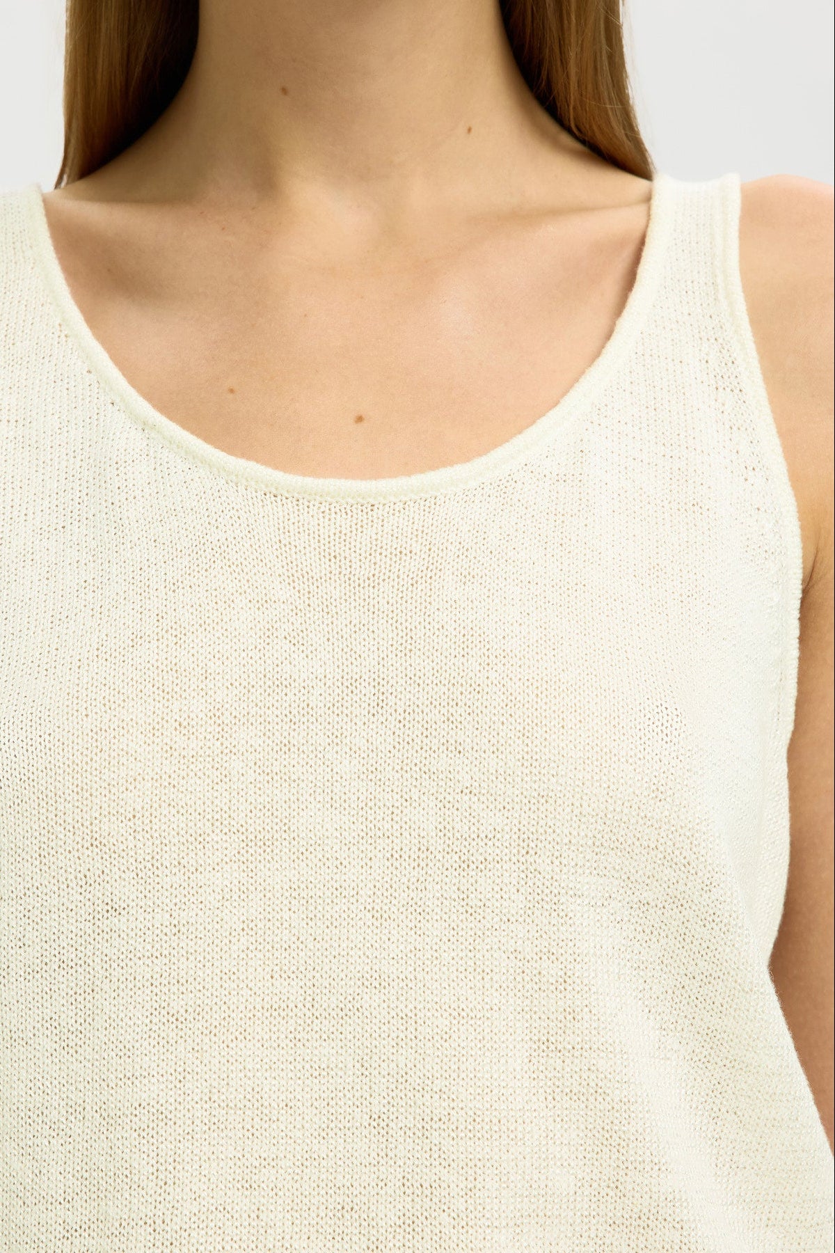 SLFMIA SL KNIT TOP U-NECK