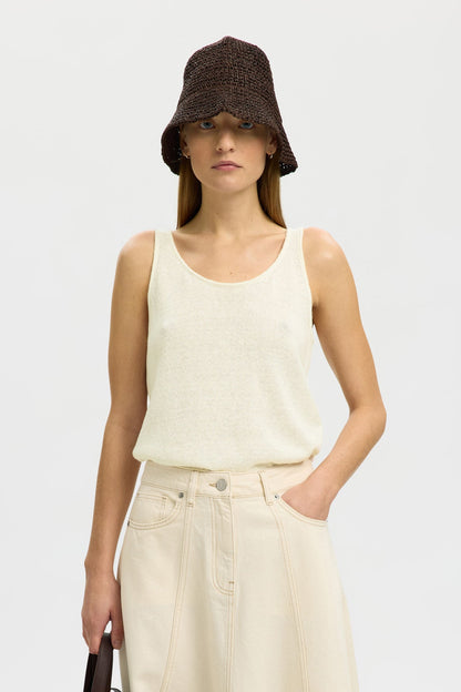 SLFMIA SL KNIT TOP U-NECK
