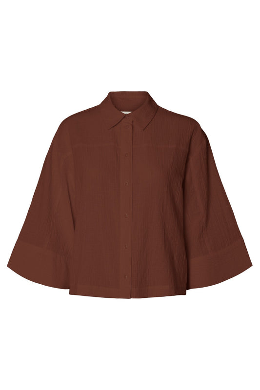 SLFFINNIE RELAXED 3/4 SUN SHIRT B