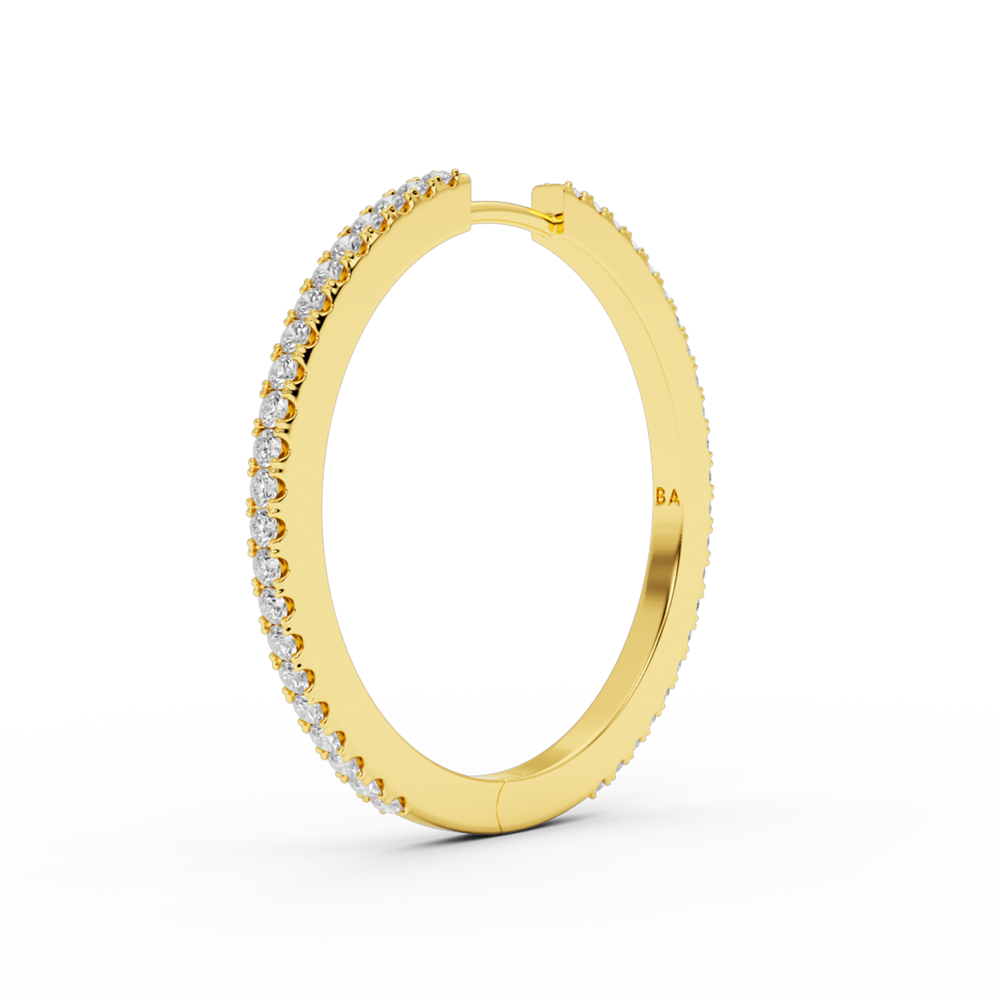 IVY L DIAMOND EARRING 30MM