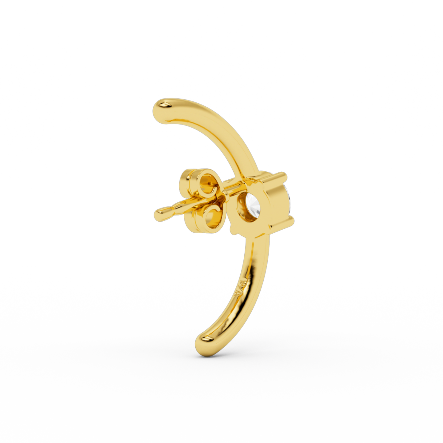 SOLITAIRE HUG EARSTUD