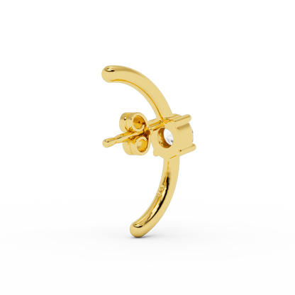 SOLITAIRE HUG EARSTUD