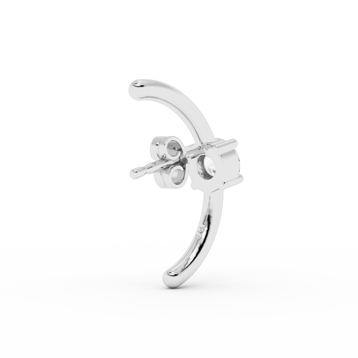 SOLITAIRE HUG EARSTUD