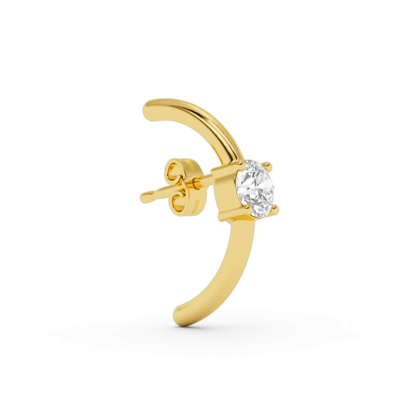 SOLITAIRE HUG EARSTUD