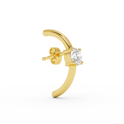 SOLITAIRE HUG EARSTUD