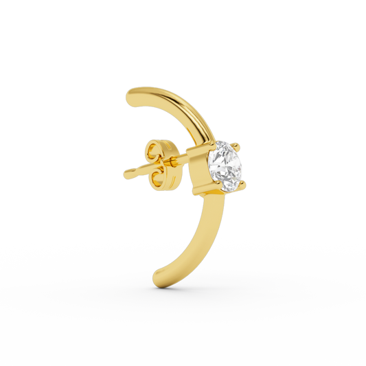 SOLITAIRE HUG EARSTUD
