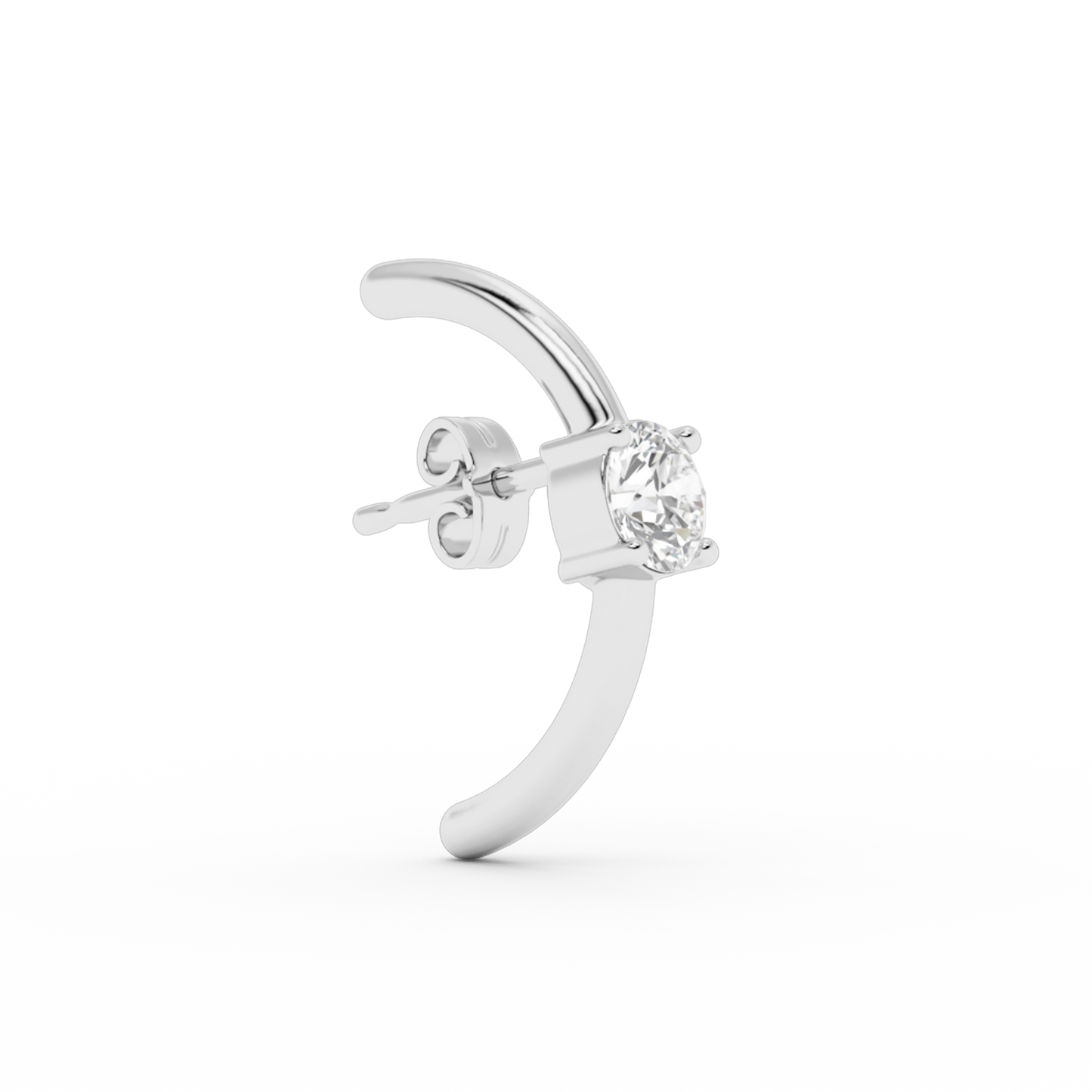 SOLITAIRE HUG EARSTUD