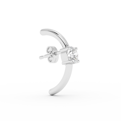 SOLITAIRE HUG EARSTUD