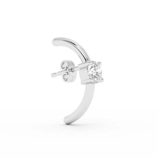 SOLITAIRE HUG EARSTUD