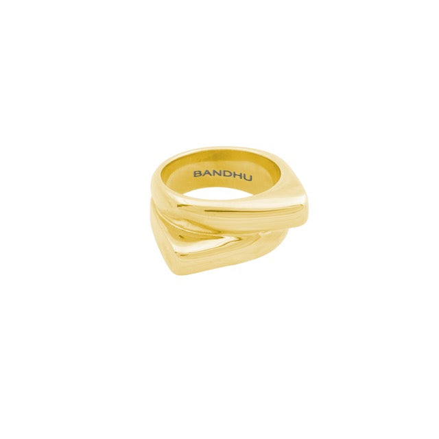 Alike ring gold plated