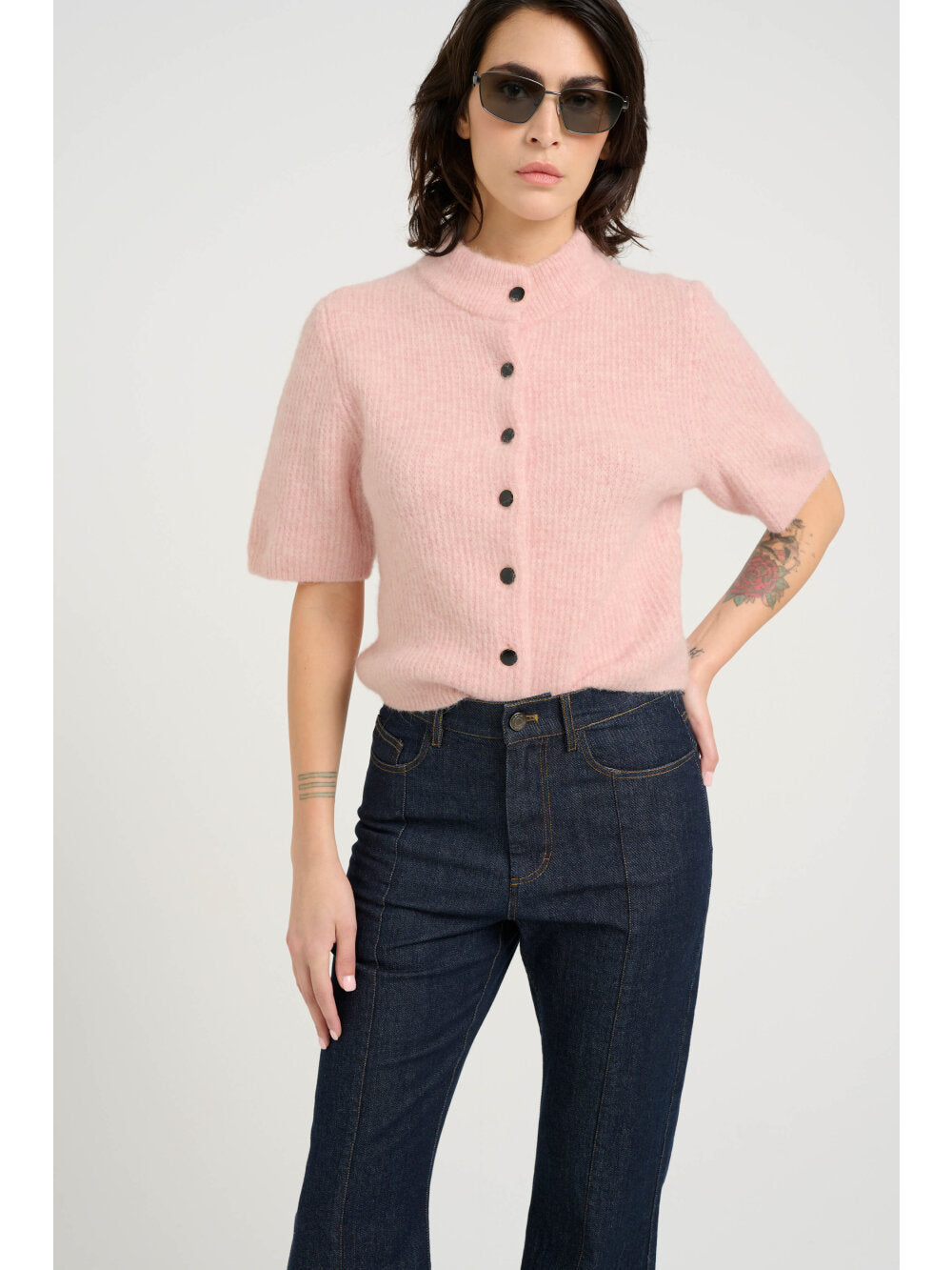 AlphaGZ ss short cardigan
