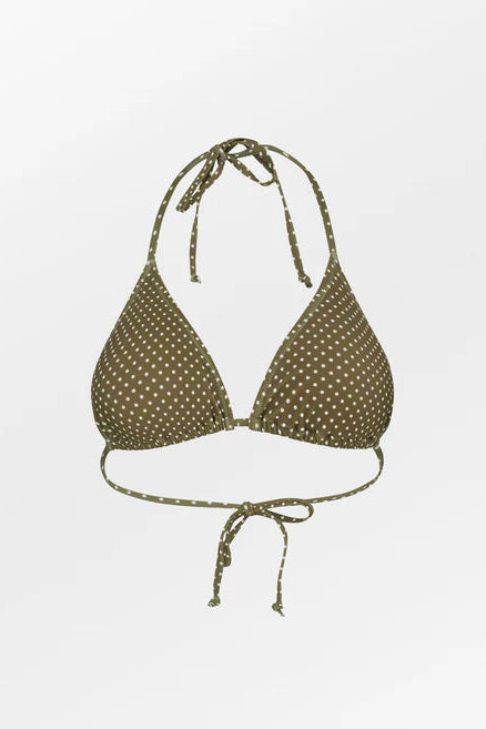 Polka Dot Bel Bikini Top