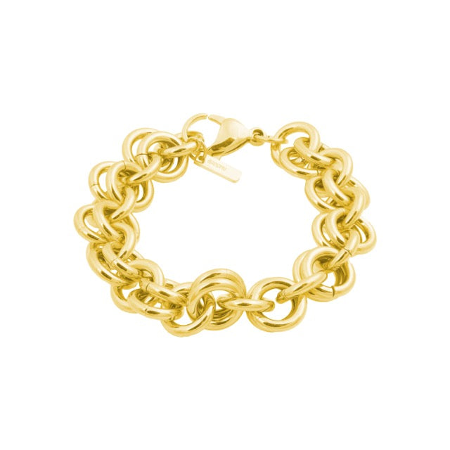 Maliën bracelet gold plated